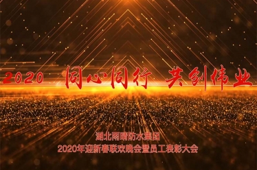 湖北雨晴防水集團2020年迎新春聯(lián)歡晚會_3